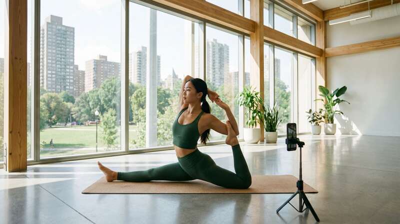 反差母狗健身视频